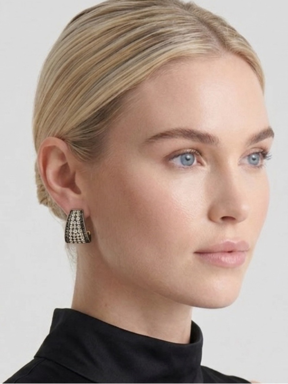 HEIDI DAUS® "Say It With Style" Crystal Statement Hug Earrings